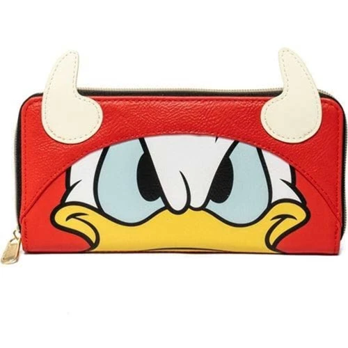 Loungefly Donald Duck Devil Cosplay Wallet - Entertainment Earth Exclusive Brand