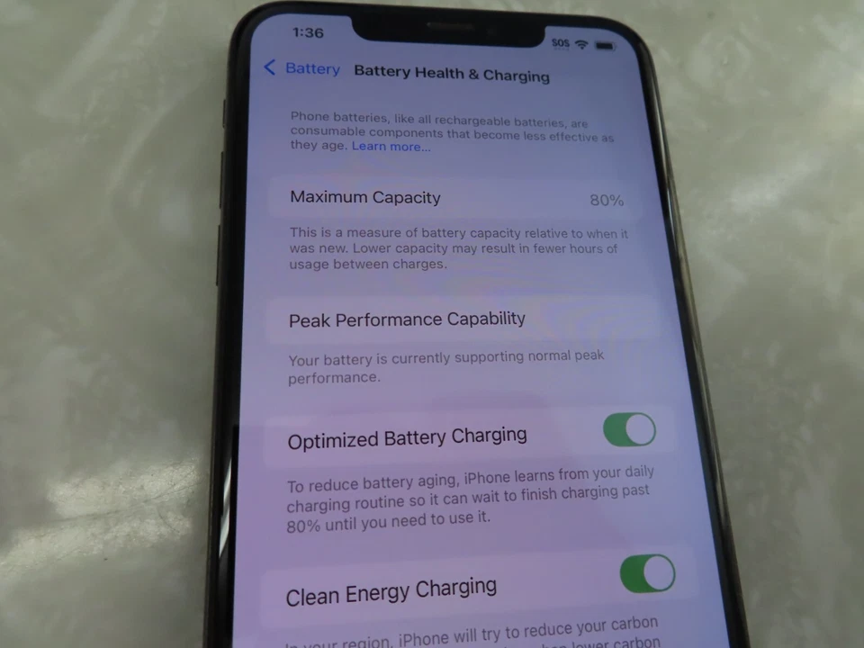 Apple Iphone XS Max 512GB Gray (AT&T ONLY) new other condition - 80% BH - Image 3 of 4