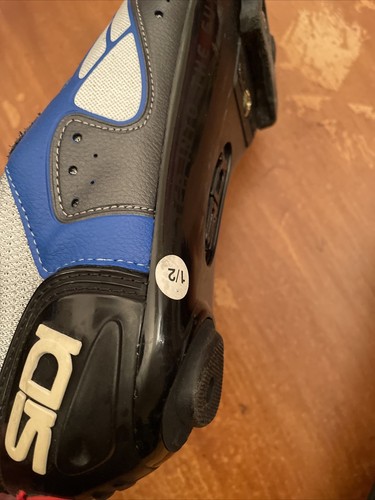 SIDI Blue AIRPLUS Bicycling Clip In Cycling Shoes Mens MTB Size EU 45.5 45 1/2 - Afbeelding 14 van 19