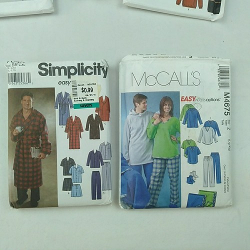 Sewing Pattern Bundle Mens Vogue 2383 Suit Burda 6813 Simplicity 5878 7045 Lot - Picture 5 of 5