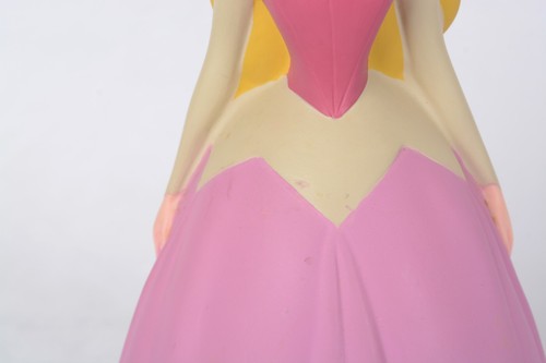 Disney Aurora Piggy Bank Sleeping Beauty Princess Coin Bank Vintage With Stopper - Picture 7 of 8