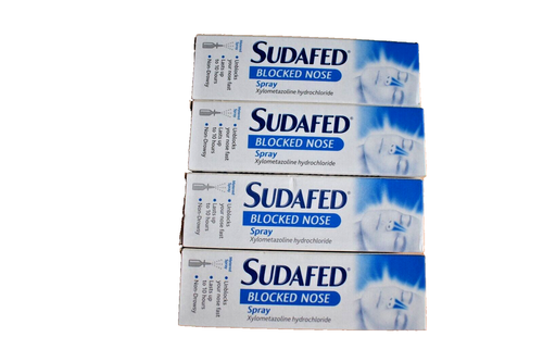 Sudafed verstopfte Nase Spray 4 x 15 ml Ablaufdatum 02/2028