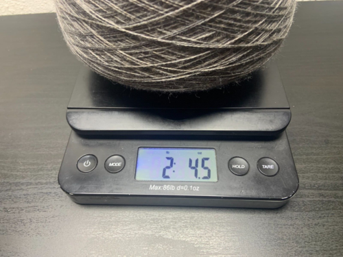1000g Südwollegroup Victoria 100% Merinowolle 2/30Nm Garn Kone schiefergrau - Bild 5 von 6