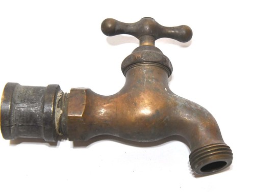 GRIFO DE LATÓN INDUSTRIAL VINTAGE GRIFO STEAMPUNK - Imagen 1 de 8