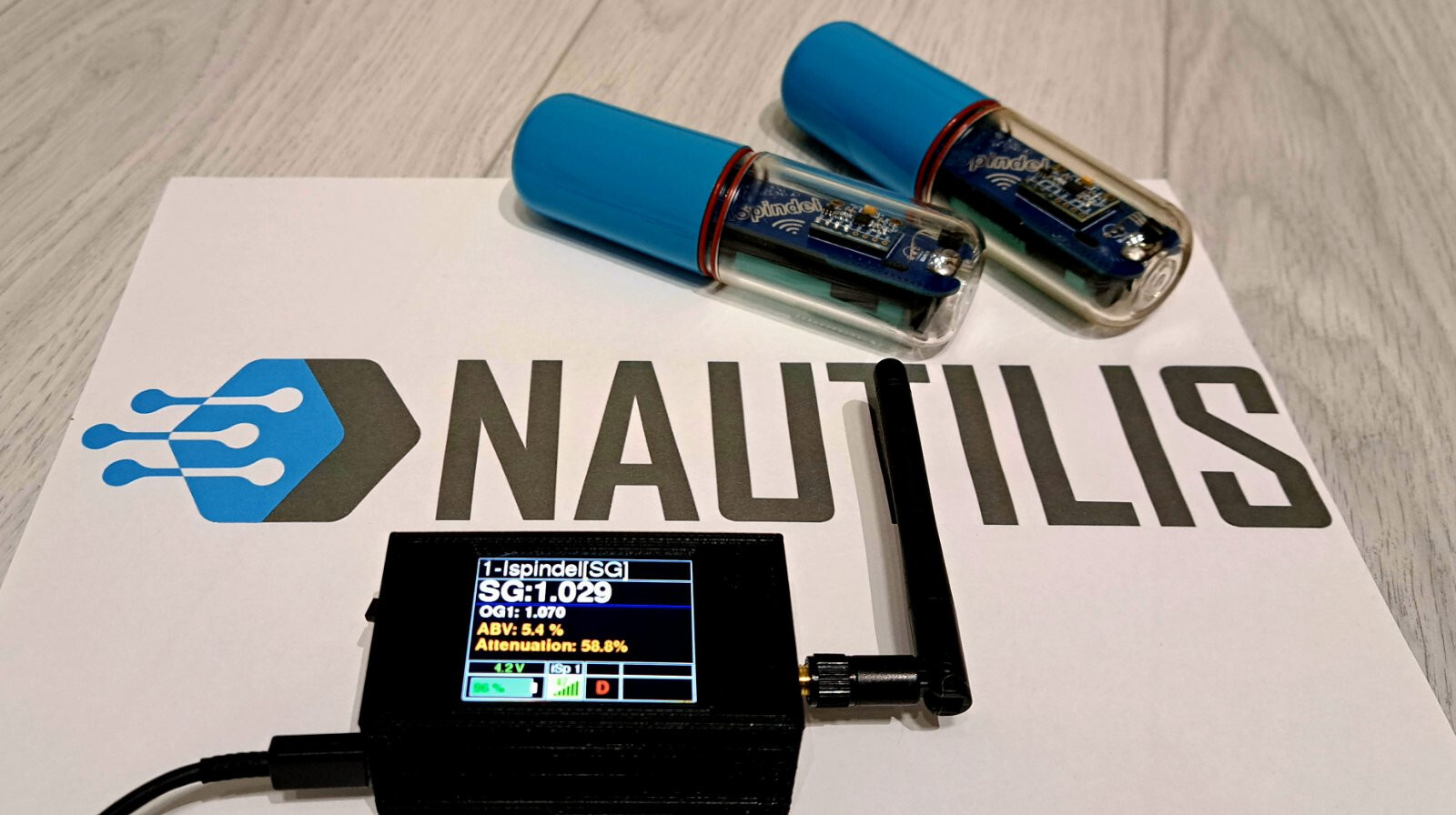 Nautilis iSpindel iRelay Plus with ambient thermometer & iSpindel Pill - Picture 6 of 13