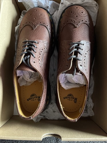 Dr Martens AirWair 3989 Bark Brun Fonce Grizzly Size 7 Brand New In Box - Picture 6 of 10