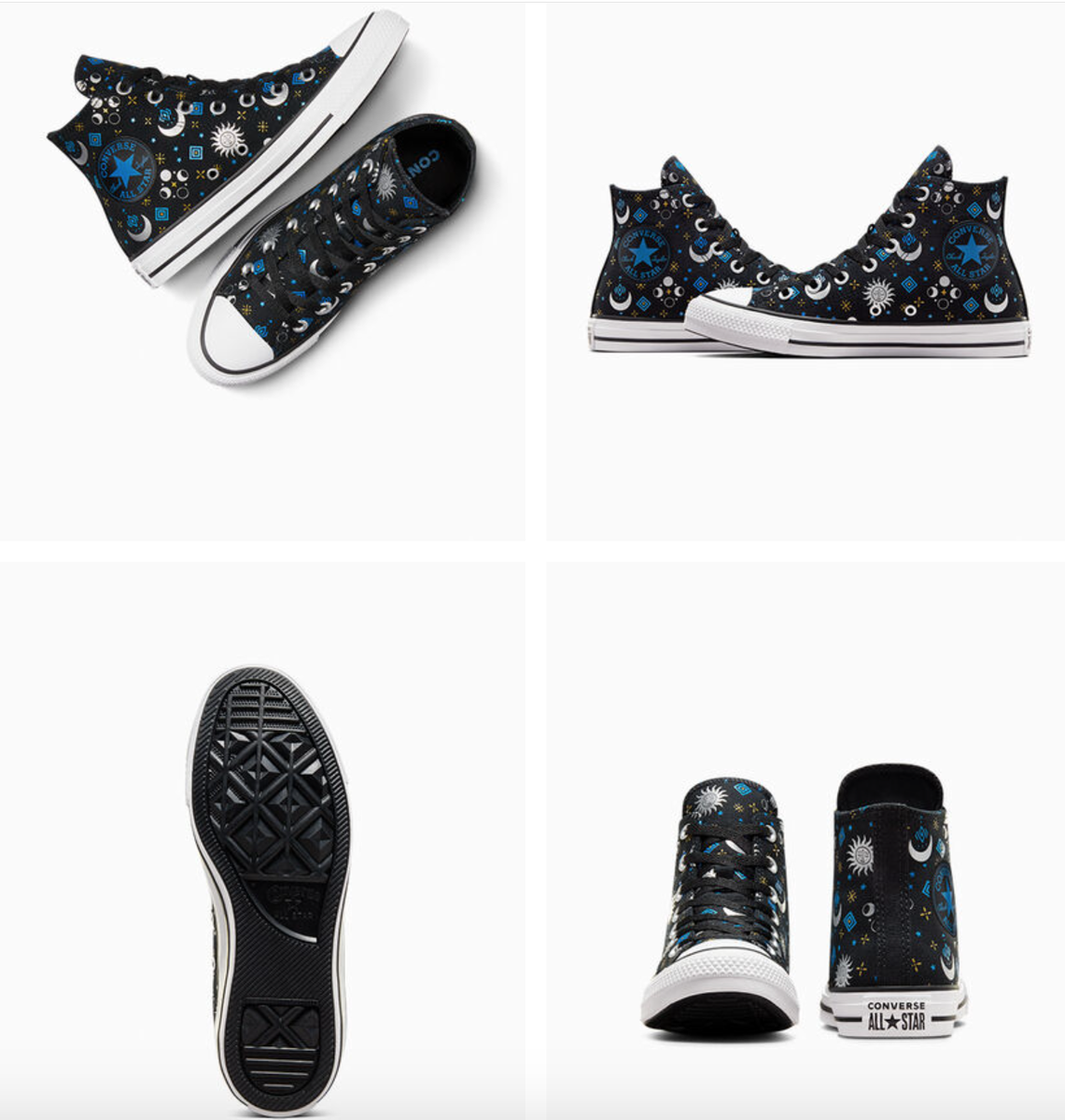 NEW Women's CONVERSE Star Celestial Universe Stars Love Shoes