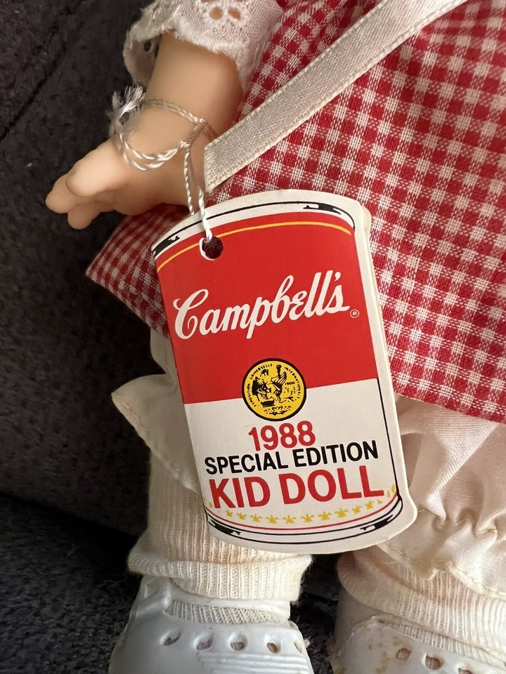 Vintage 1988 Campbell Soup Kids 10" Dolls Boy And Girl Special