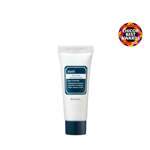 KLAIRS Rich Moist Soothing Cream 20g Miniature (Exp date : 2026-09) - 第 1/1 張圖片