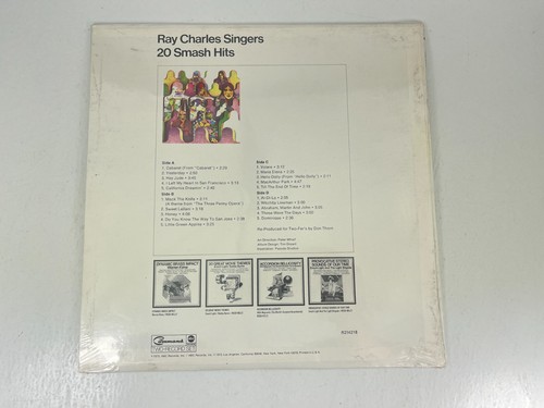 Vintage 1973 Ray Charles 20 Smash Hits RSSD 969-2 33 2 Record Set LP Vinyl - NEW - Picture 3 of 3
