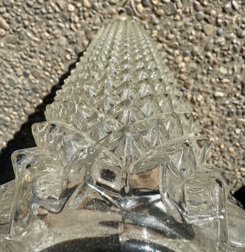 Aplique de pared tocador lámpara pantalla de vidrio patrón diamante pieza de repuesto - Imagen 5 de 5