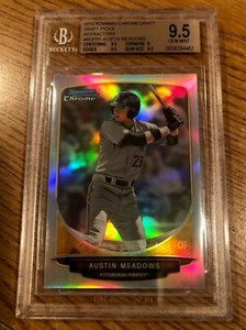 2013 Bowman Chrome Draft Picks Refractors #BDPP5 Austin Meadows BGS 9.5 GEM MINT