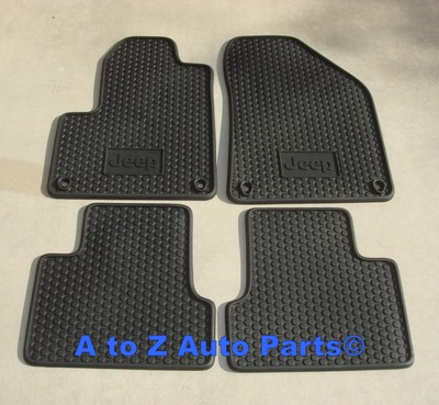 NEW 2014-2018 Jeep Cherokee Slush Style Molded RUBBER FLOOR MATS,OEM Mopar
