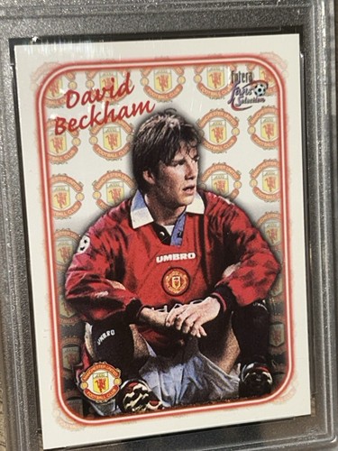 David Beckham—Rookie—1997 Futera—Fans Select—Special Edition—RARE—PSA 10—POP 16! - Picture 12 of 19