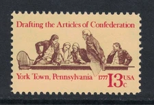 Scott 1726- Drafting the Articles of Confederation- MNH 13c 1977- unused mint