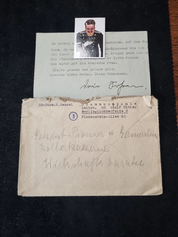 Feldpost 1944 SS Leibstandarte A. H. Horst Kessel Stammkompanie - Bild 2 von 2