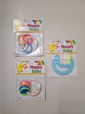 Vintage Happy Baby Baby Keys Rings Teether Rattle Lot Sealed Packs