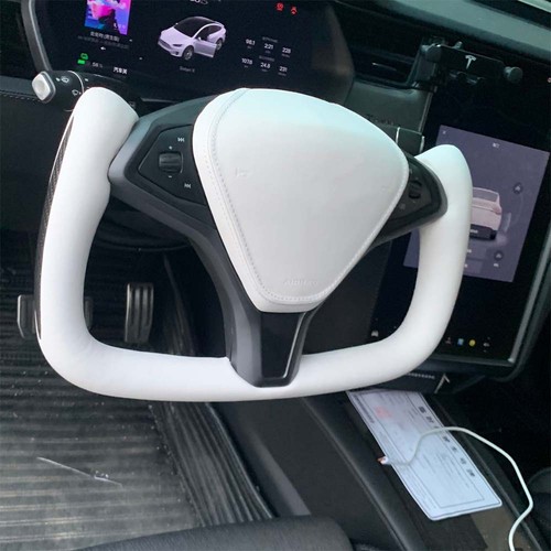 Yoke Steering Wheel with Heated Leather for Model X/S 2014-2020 - Picture 7 of 7