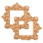  2 PCS Retro Fotorahmen Deko Bilderrahmen Wohnkulturrahmen Vintage -Fotorahmen