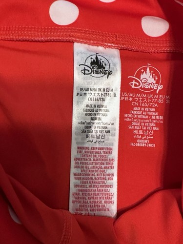Disney Parks Donna M Tennis Golf Pickleball Skort Elasticizzato Pull On Minnie Mouse - Foto 6 di 10