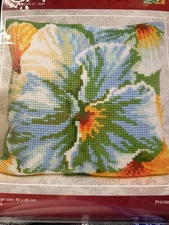 Collection D Art Needlepoint cross stitch pillow cover kits 40x40 Cm