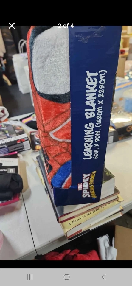 Marvel Spidey And His Friends Learning Blanket 60in X 90in - Image 2 of 4