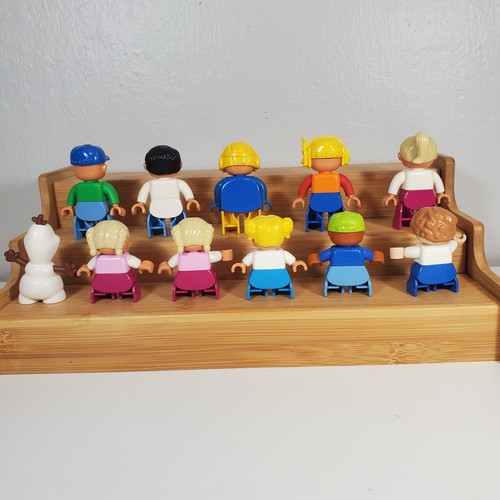 11 Lego Duplo Minifigures Lot Different Various Children Adults Olaf Cafe Figure - Picture 2 of 4