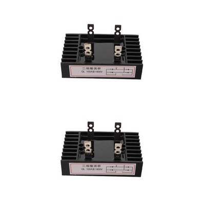 2 Pack Hochleistungs-Gleichrichterbrücke Aus Silizium Brückengleichrichter