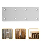  5 Pcs Flat Brackets Eckwinkel Metall Hochleistungs -Regalhalterung