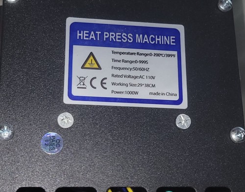 Leot Comla Heat Press Machine Digital LED Controller 1806-01 Used - Picture 7 of 7