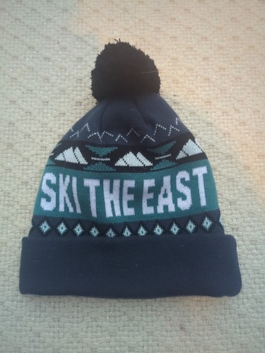 Ski the East Vermont Adult Winter Beanie Cap - Picture 4 of 8