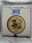 Vintage 9” Goebel M. J. Hummel Annual 1979 Hand Painted Plate - Complete