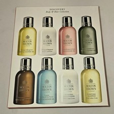 Molton Brown Bath Shower Gel Body Lotion 1.7 oz Boxed Gift Set 8 Pc New