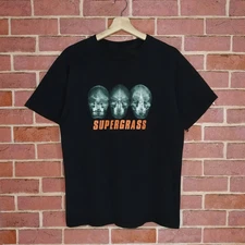 SUPERGRASS Band Member Rock TOUR T-shirt S to 5 XL NZ672