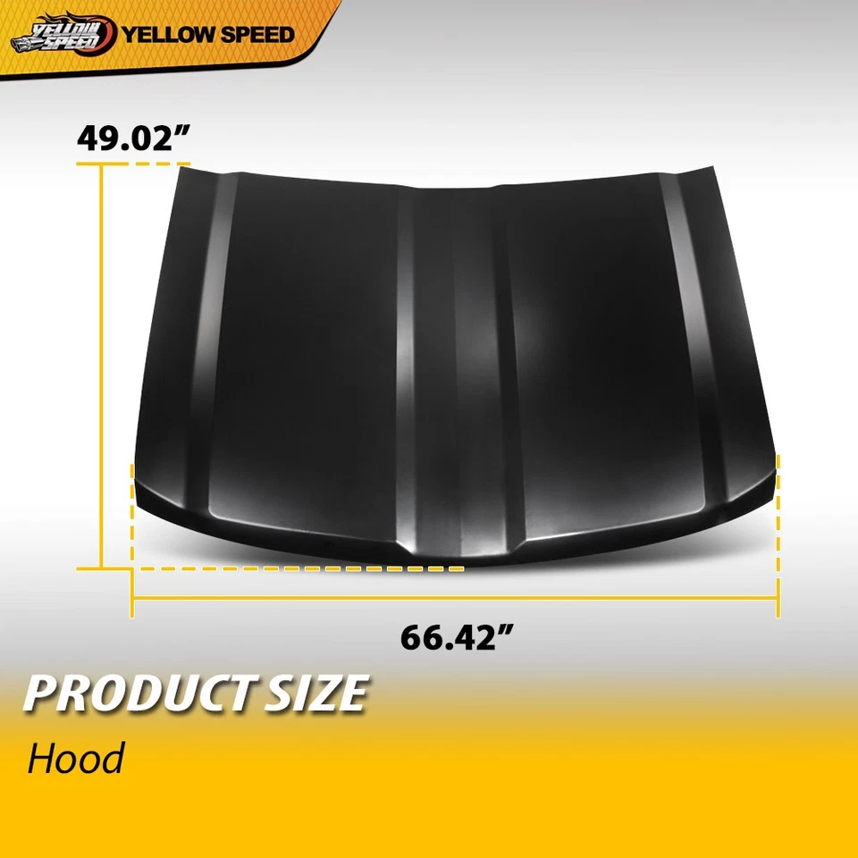 Panel de capó de acero GM1230451 23271756 apto para Chevrolet Silverado 1500 2014-2015 Foto 3 de 4