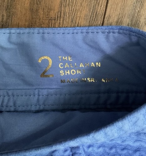 Pantalones Cortos Para Mujer Lilly Pulitzer The Callahan Talla 2 Azul Texturizado 100% Algodón - Imagen 4 de 5