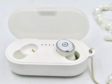 TOZO T10 White Wireless Bluetooth Earbuds with Charging Case - MISSING LEFT BUD 