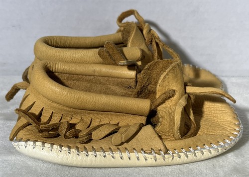 Minnetonka Baby Kleinkind Mokassin Stiefeletten Jugend Größe 6 braun - Bild 4 von 10