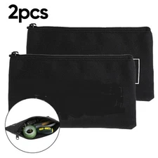 2PCS Small Size 600D Oxford Cloth Zipper Tools Storage Bag Case Pouch Waterproof