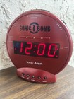 Sonic Bomb Dual Alarm Clock with Bed Shaker, Pink | Sonic - No Vibrator