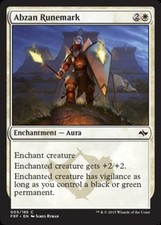 Abzan Runemark - Fate Reforged #003/185 MTG Magic The Gathering