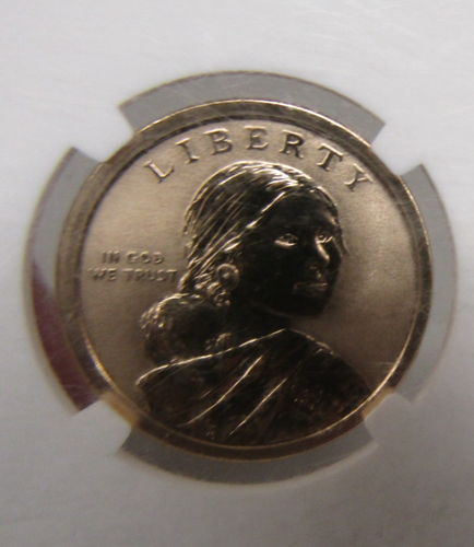 Dólar Sacagawea 2018 S prueba inversa NGC PF 70 emisión primer día firmado por Mercanti - Imagen 4 de 12