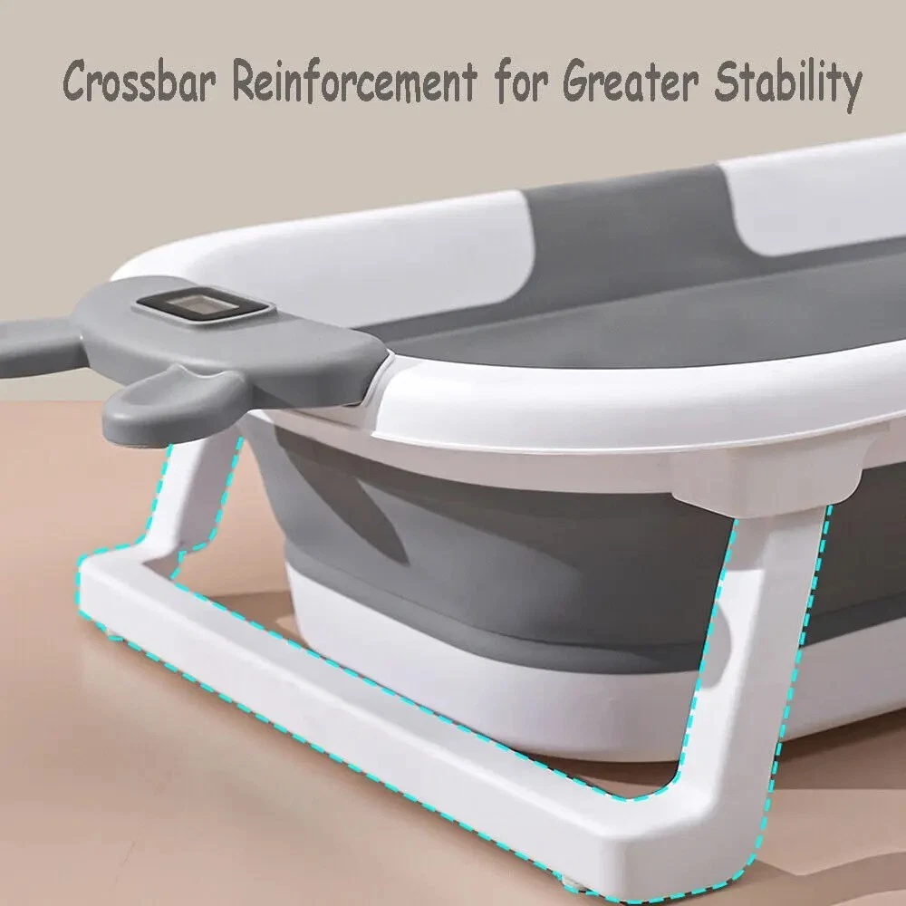 "Portable Collapsible Baby Bathtub – Thermal Tub with Cushion for Toddlers"
Opens in a new window or