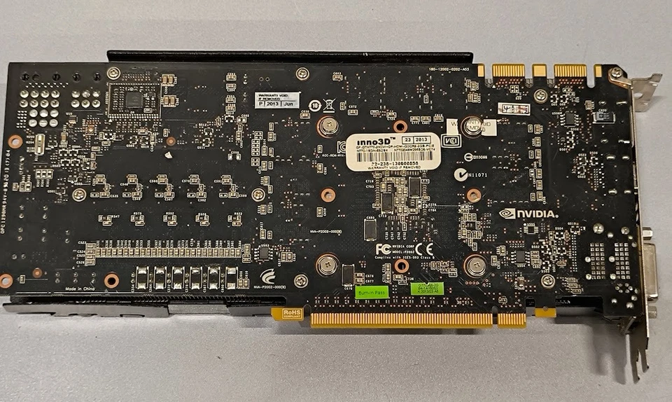 Inno3D GeForce GTX 770 2GB GDDR5 Graphics Card - Used, Working - Image 2 of 4