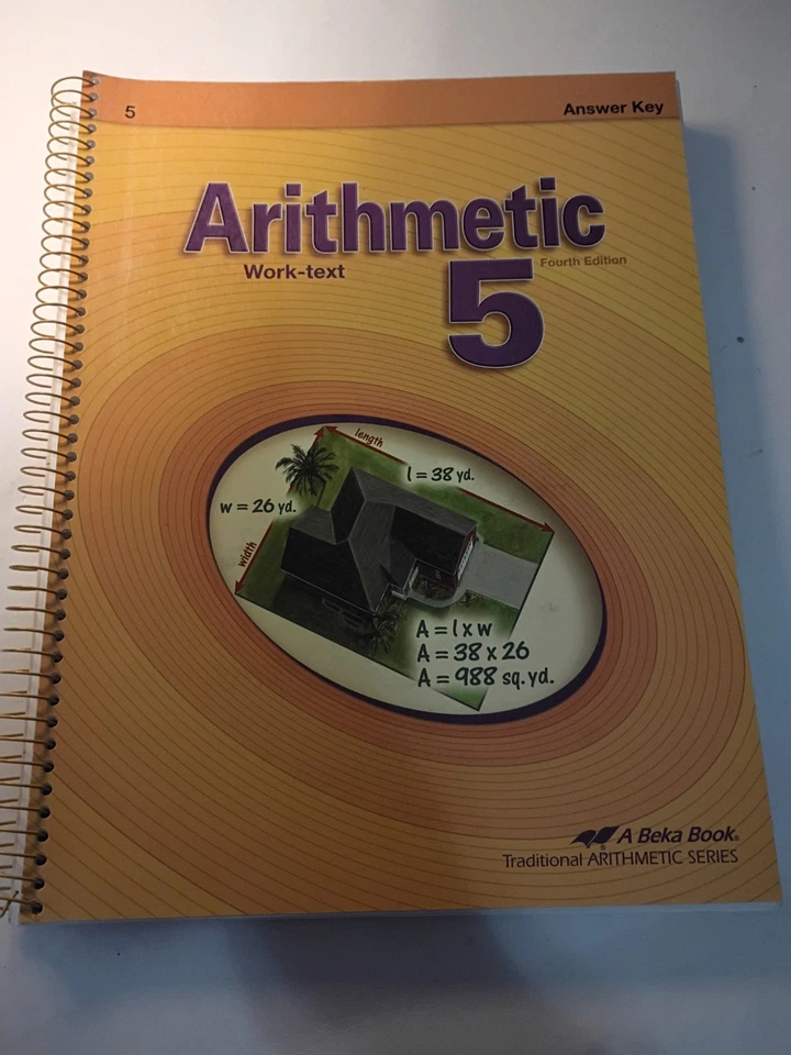Abeka Arithmetic 5 4th Ed Work-Text & Teacher Quiz/Test/Speed Drill Keys 5th Gra - Image 2 of 4