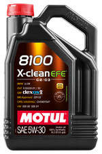 MOTUL Aceite lubricante para motor 8100 X-CLEAN EFE C2/C3 5W30 5L