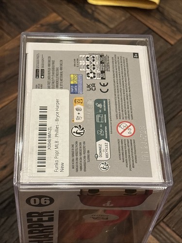 BRYCE HARPER PHILLIES SIGNED FUNKO POP! #90 PSA/DNA ENCASED AUTHENTIC - Picture 5 of 6