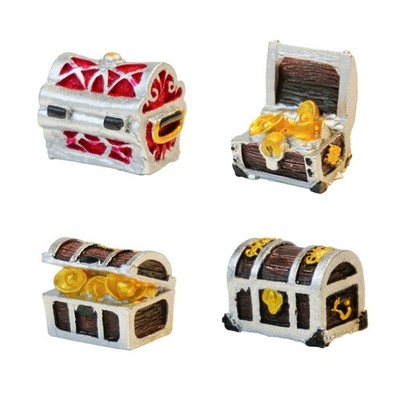 Underwater Jungle Theme Treasure Chests Decoration For Aquariums Landscape