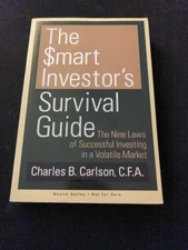 Uncorrected Proof - Smart Investor's Survival Guide By Charles Carlson PB ARC 
