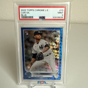 2022 Topps Chrome Logofractor Edition Blue Refractor #10 Luis Gil /150 (RC) 🔥🔥